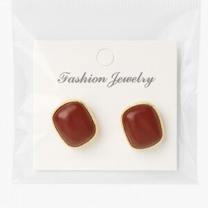 Fashion Jewelry Red Stud Earrings